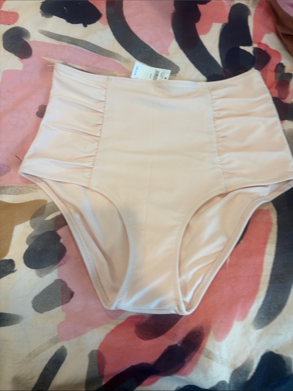 aerie High-Waist Bikini Bottoms in Light Pink